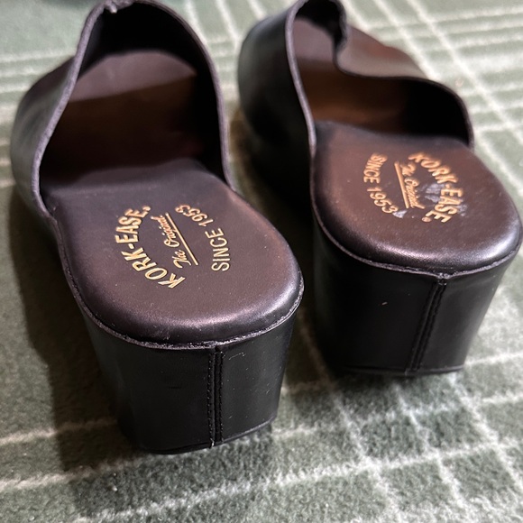 Kork-Ease Black Leather Mules size 9 - Picture 5 of 9